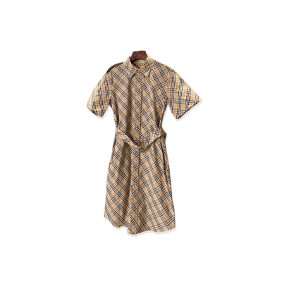 BURBERRY CLASSIC CHECK COTTON SHIRT DRESS 81060671